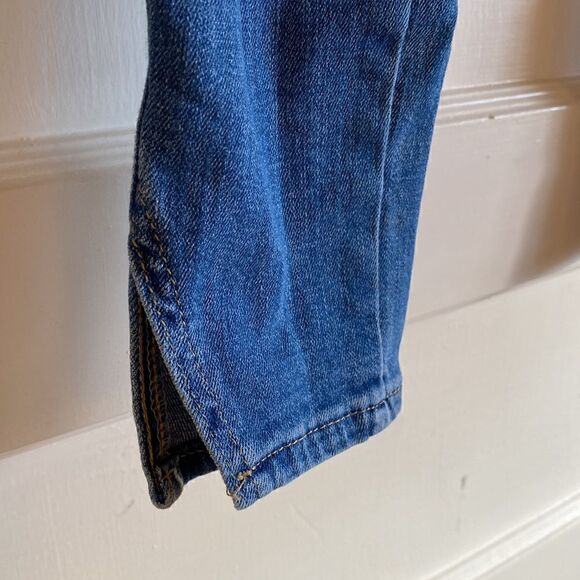 Levi’s High Rise Skinny Slit Crop Jeans Button Fly Jeans Size 25 - Picture 6 of 12